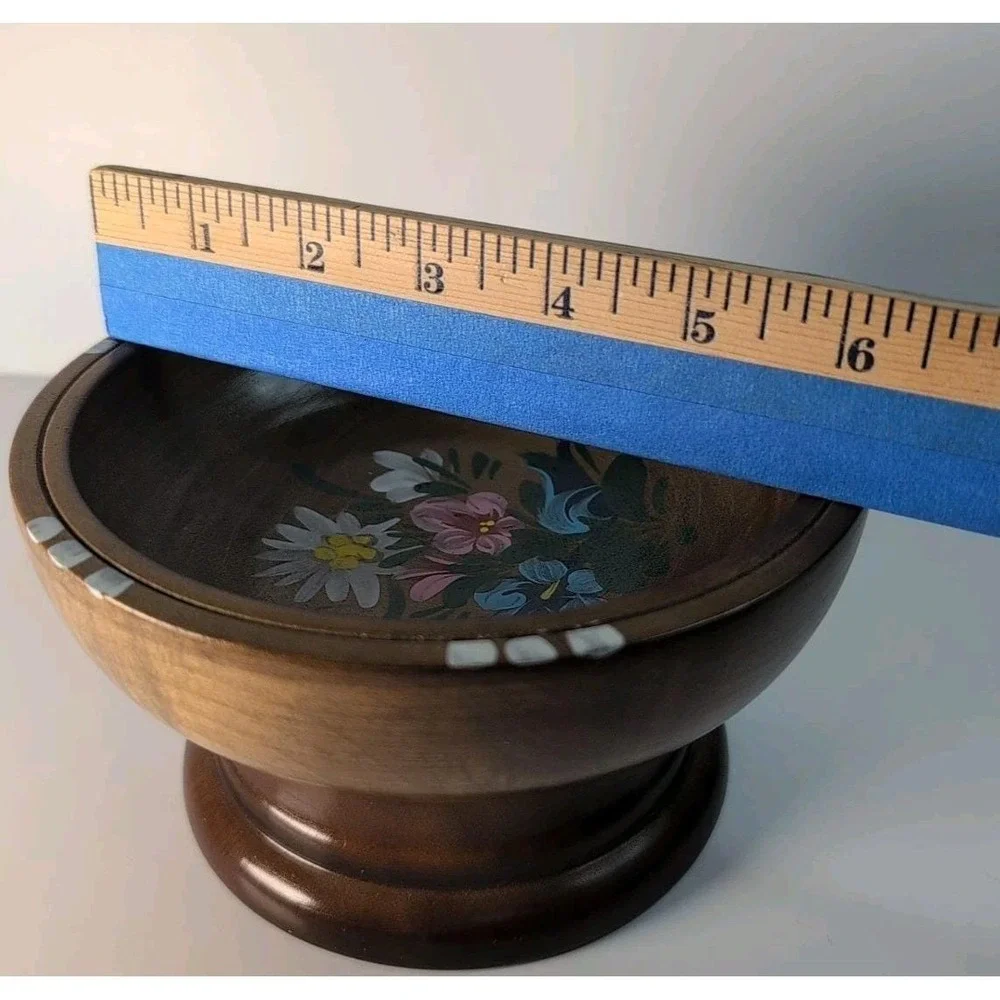 Vintage Swiss Hand Painted Reuge Music Box - Lucerne Works.‎ 6.5